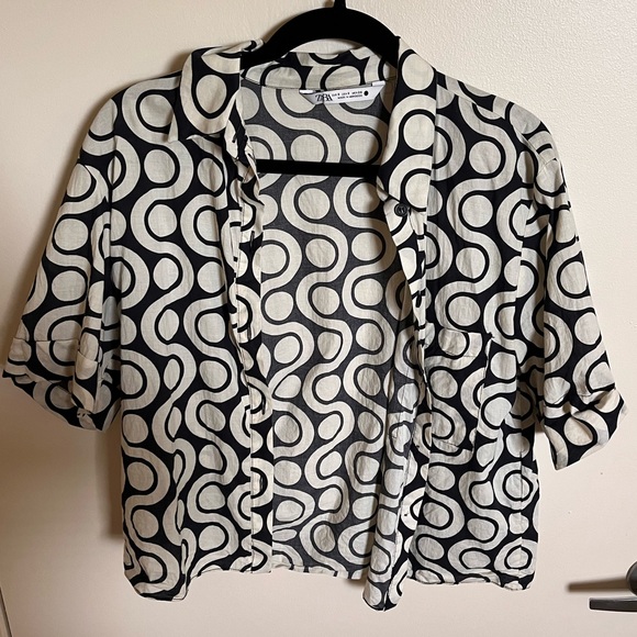 ZARA Printed Shirt/Pants Set - Picture 6 of 6